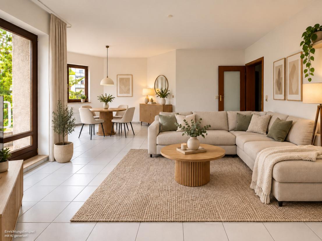 Einrichtungsbeispiel Wohnzimmer