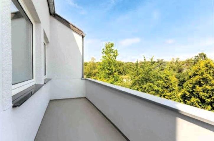 Balkonansicht mit Ausblick