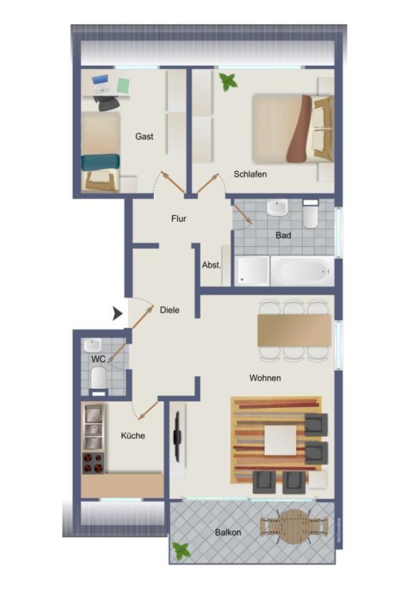 KIC Immobilien Grundriss