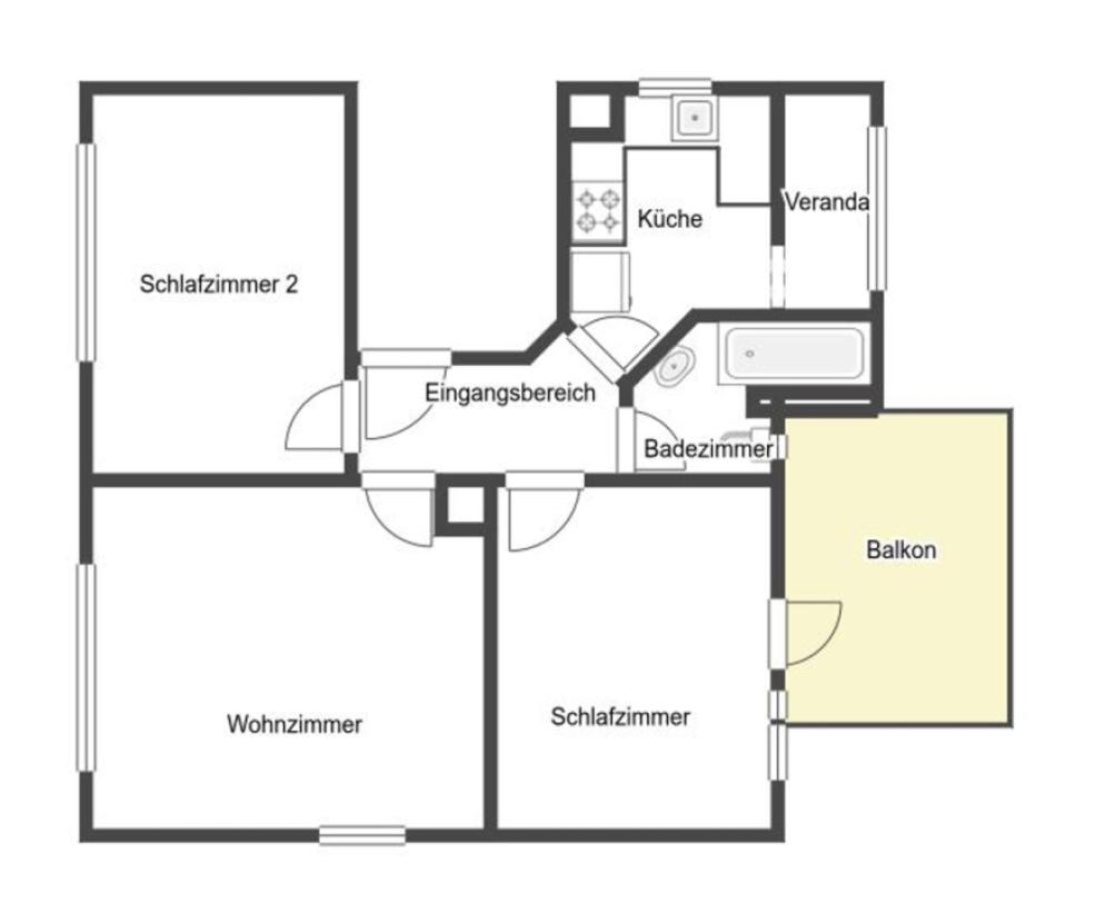 Grundriss Skizze