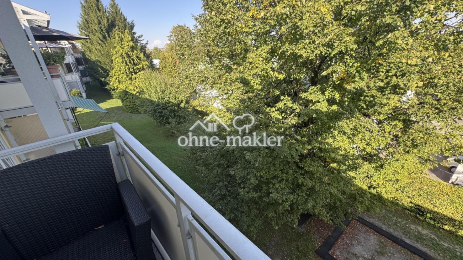 Ausblick aus Balkon - Küche