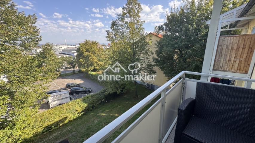 Ausblick aus Balkon - Küche