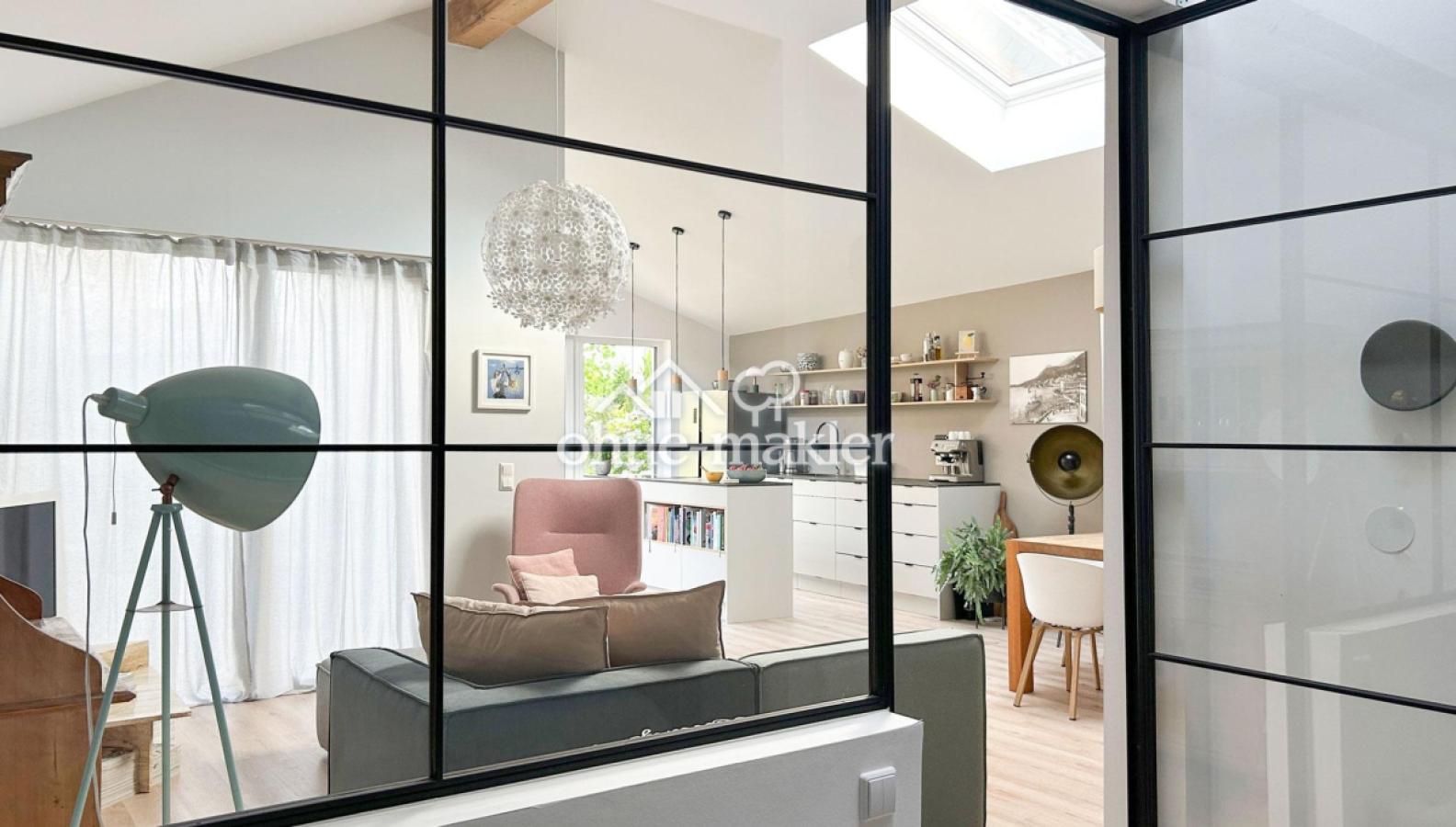 Wohnraum mit Loftflair