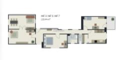 Grundriss Skizze WE 3, 5, 7