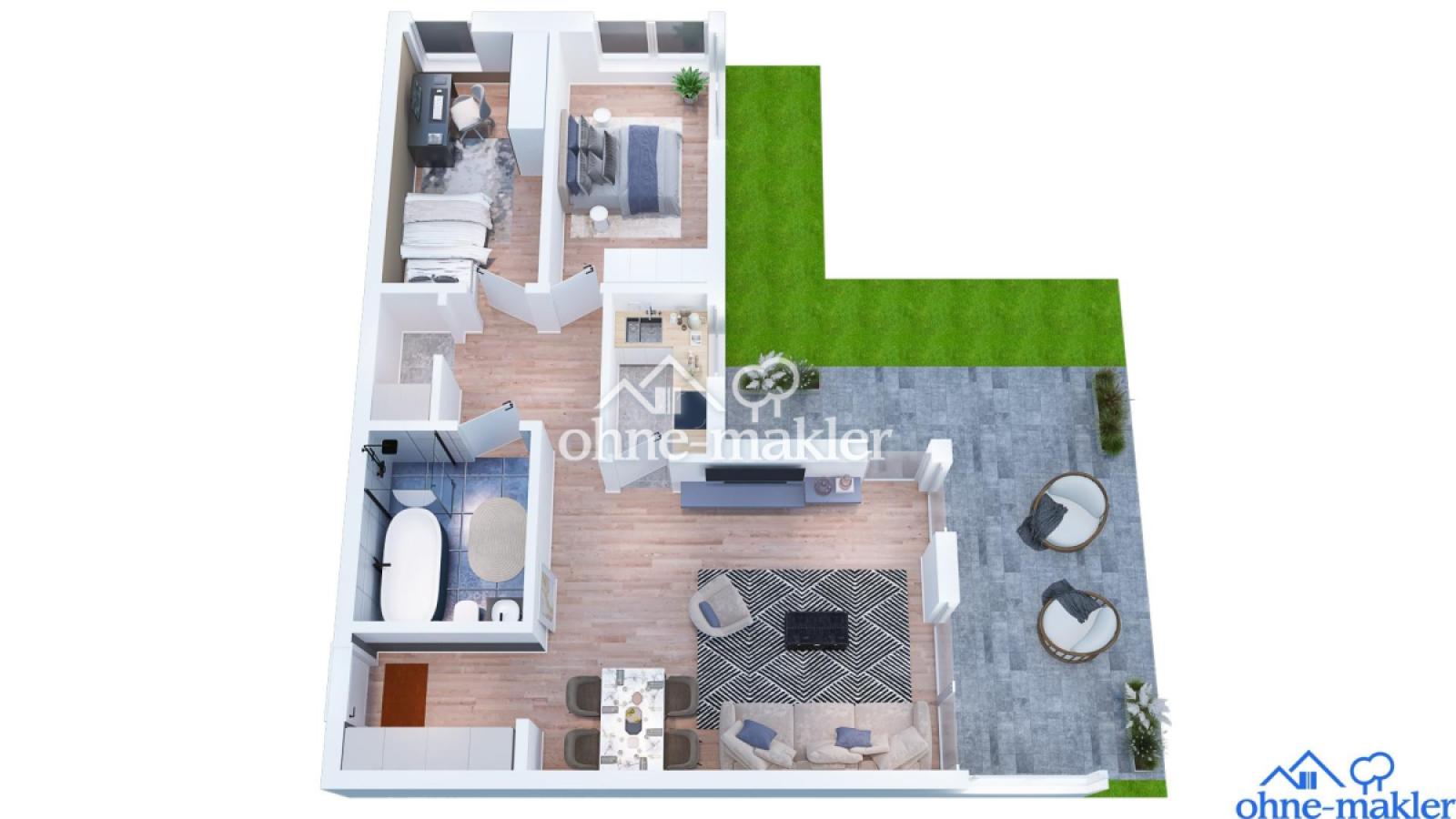 3D Einrichtungsplaner Grundris