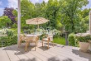 obere Terrasse Gartenseite
