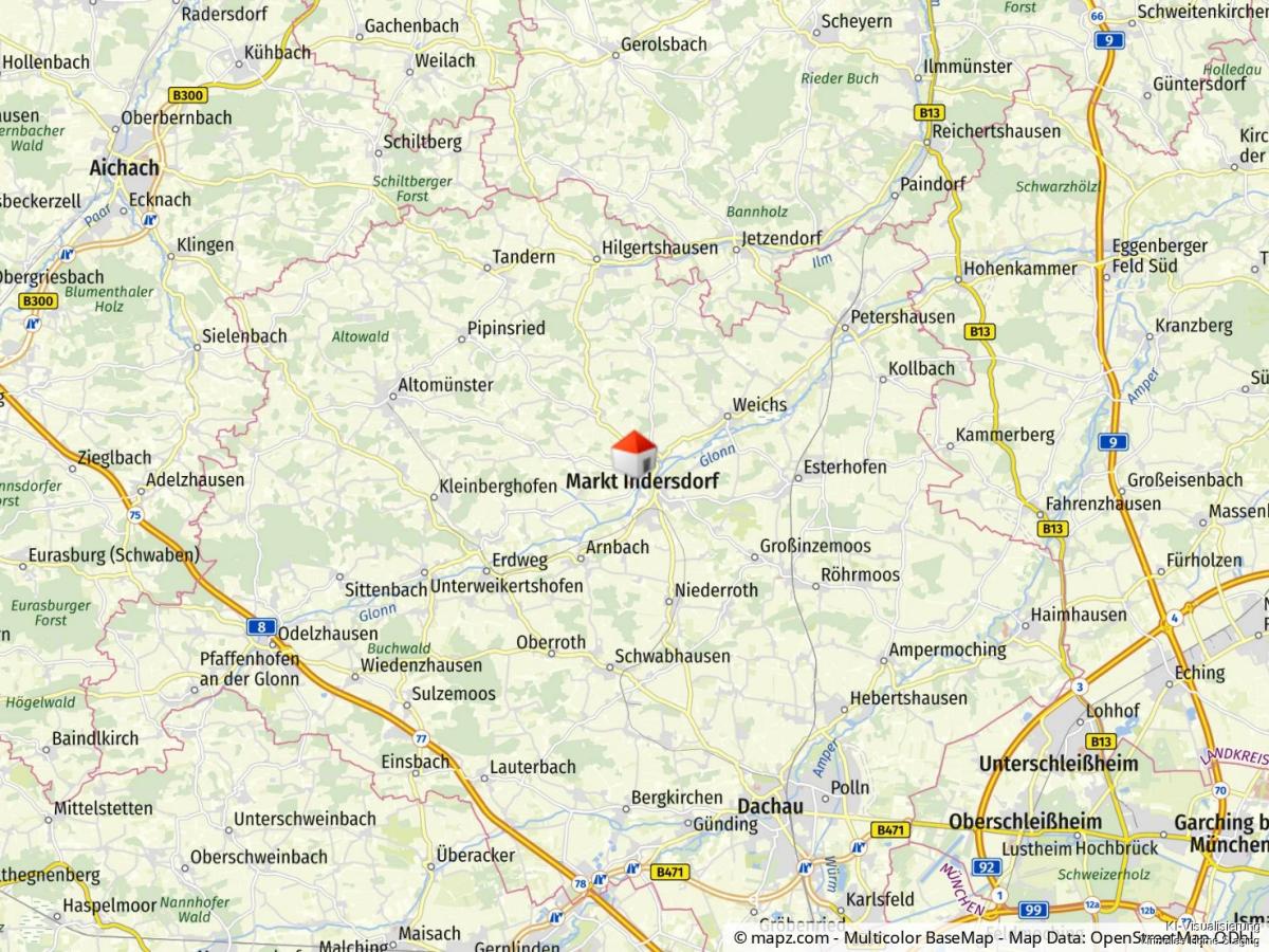 Geolyzer Kartenausschnitt