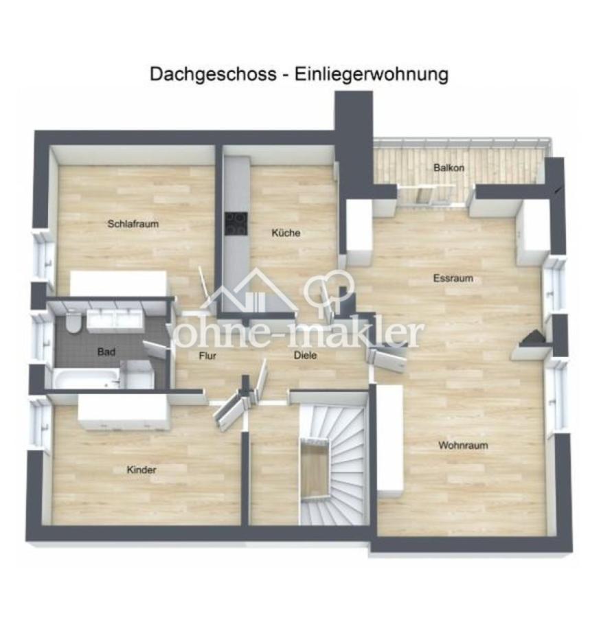 3-D Grundriss OG