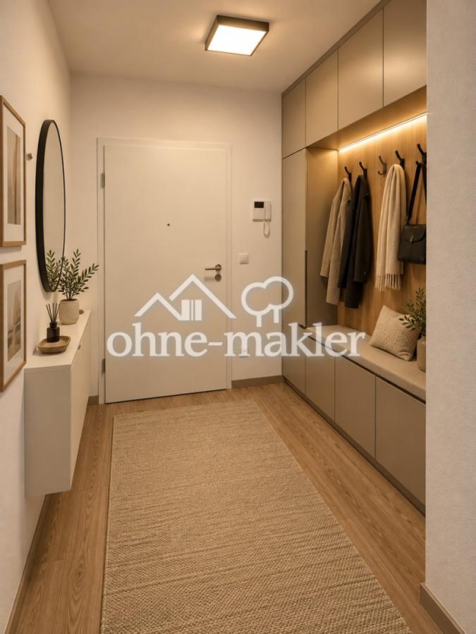 Eingang mit Garderobe