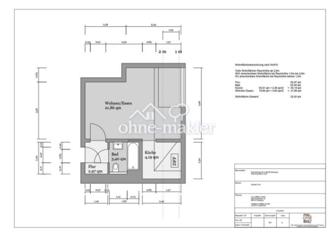 Wohnflächenberechnung