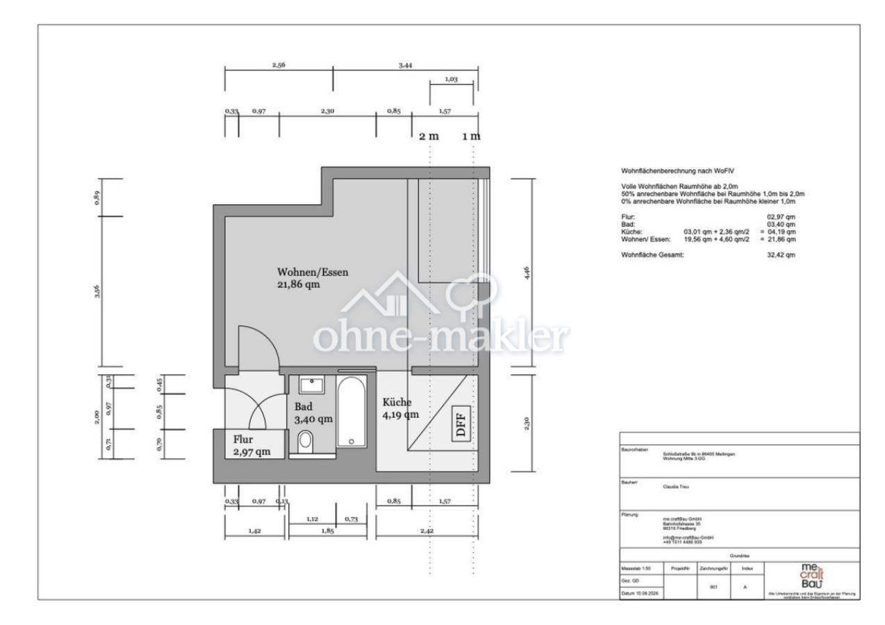 Bemasster Grundriss