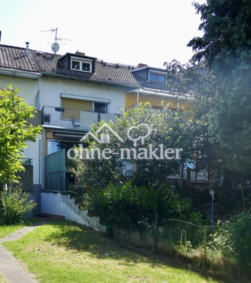 Ansicht Rückseite + Garten