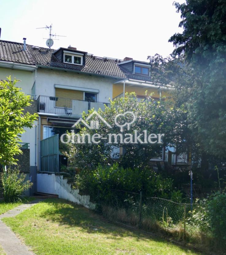 Ansicht Rückseite + Garten