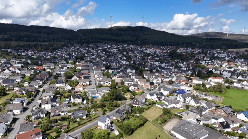Luftaufnahme Siedlung