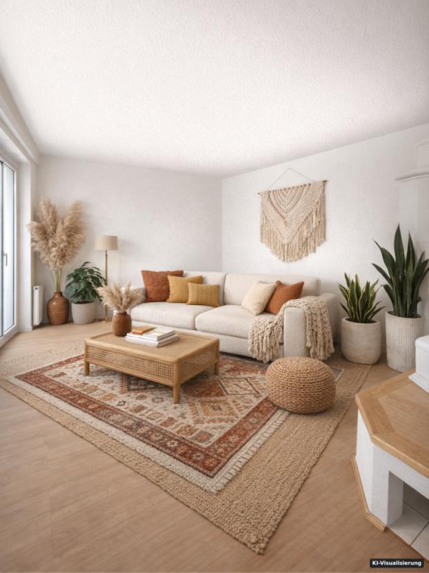 Wohnzimmer (KI-Visualisierung)