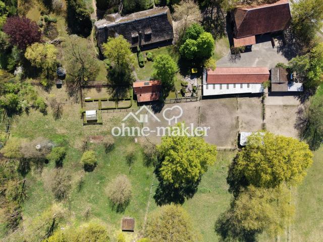 Reitplatz und Stallungen