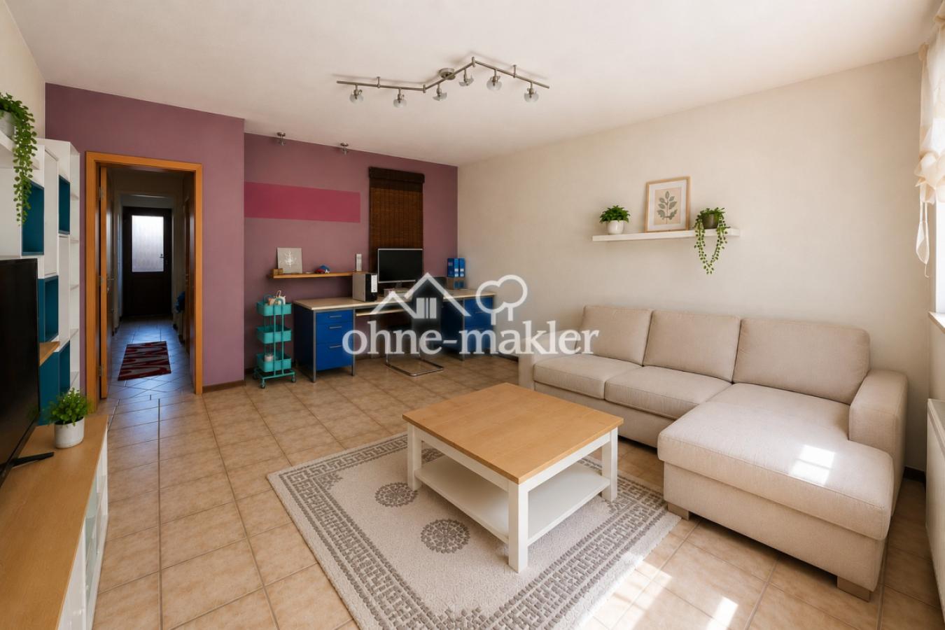 Einliegerwohnung Wohnzimmer