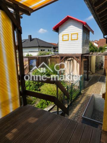 Garten mit Dusche