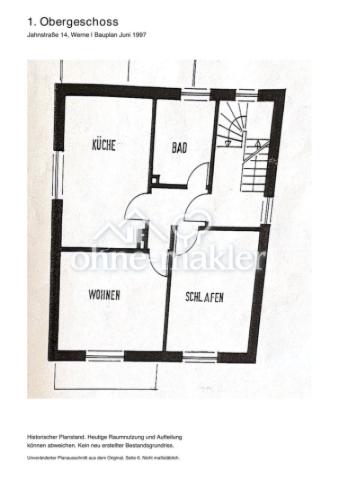 1. OG – Bauplan 1997