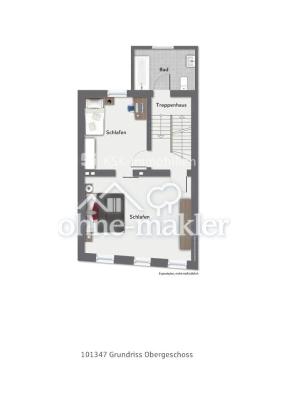 Grundriss Obergeschoss