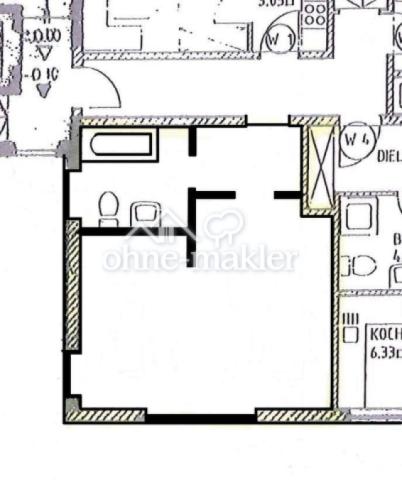 Grundriss des Appartements