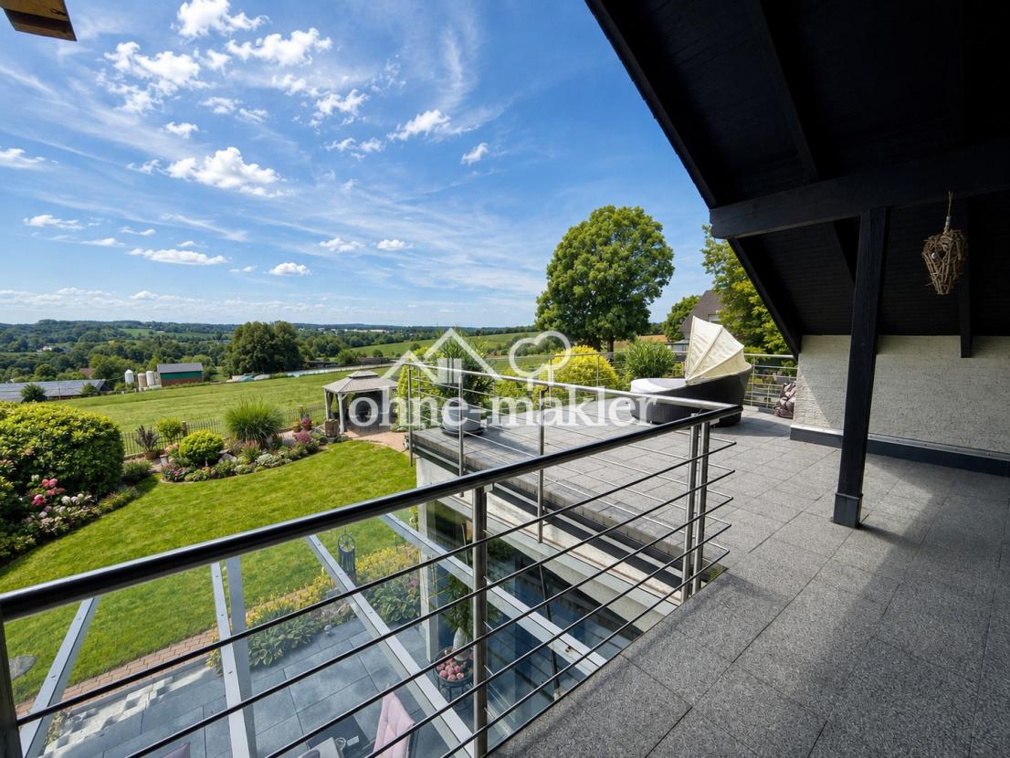 Idyllische Dachterrasse