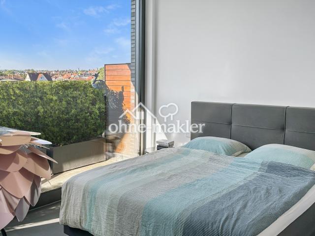 Schlafzimmer Ausblick
