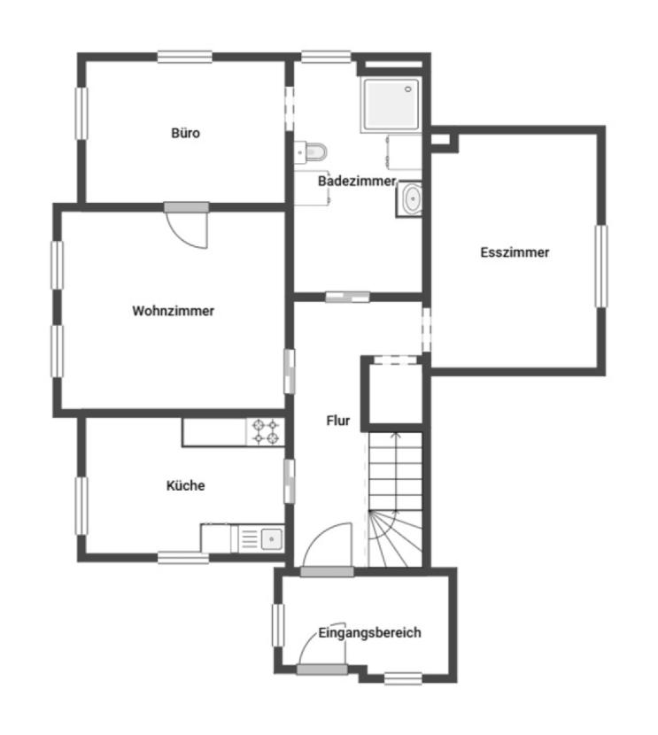 Grundriss Skizze EG