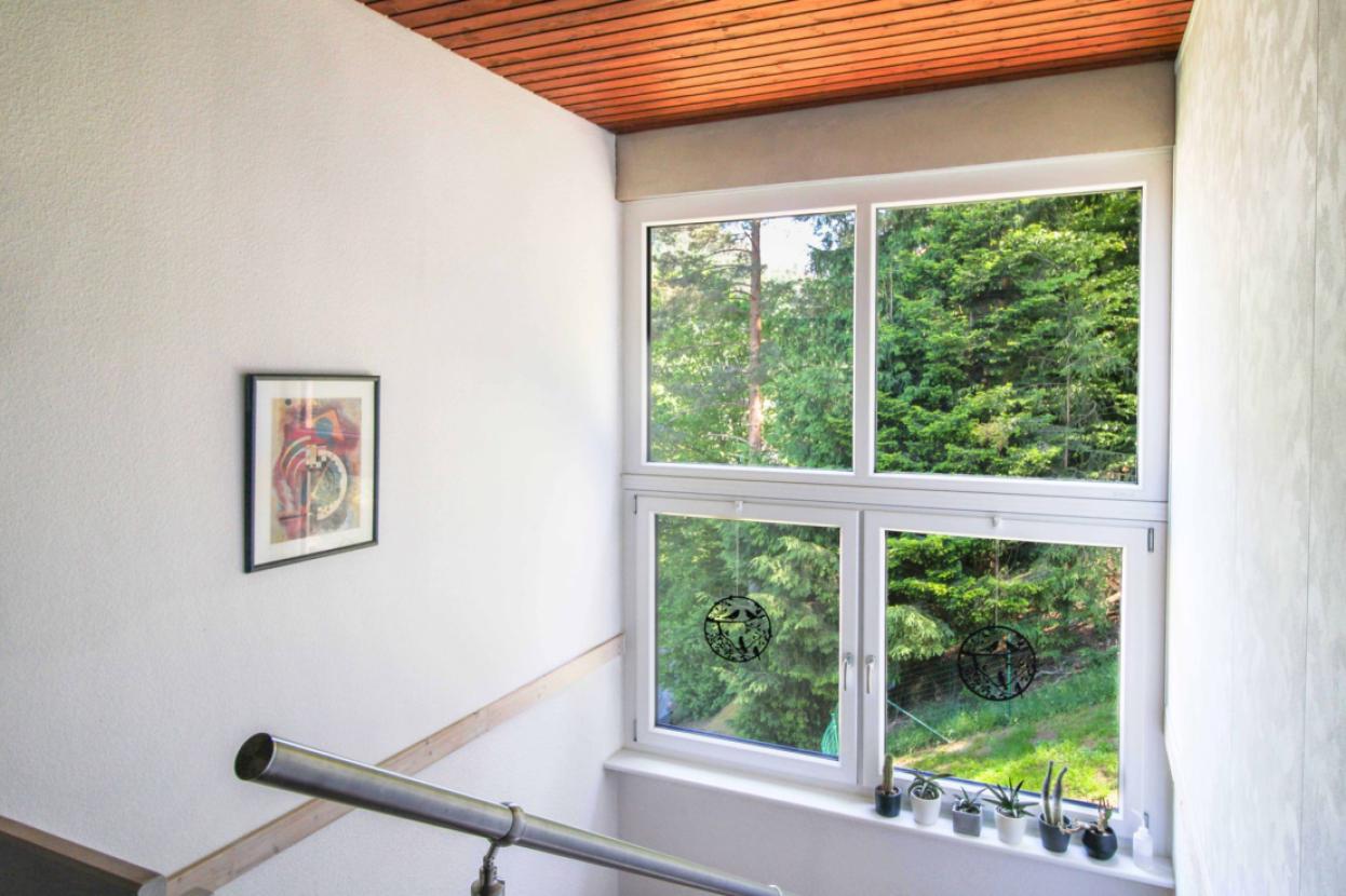 Modernisierte Fensterfront