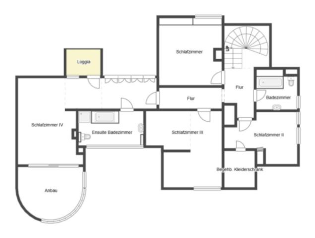 Grundriss Skizze OG Haus 13