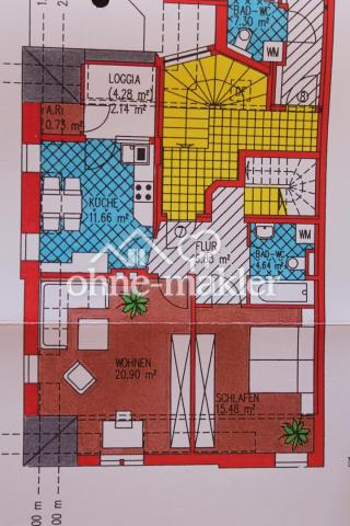 Grundriss oben WE7