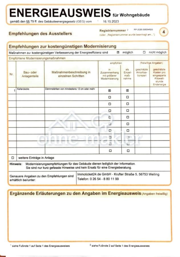 Energieausweis A+