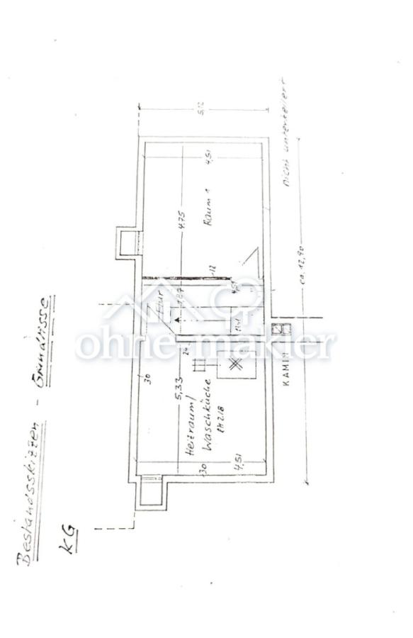 Grundriss Kellergeschoss