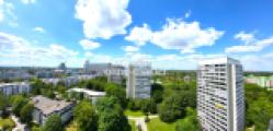 Aussicht vom Balkon Panorama
