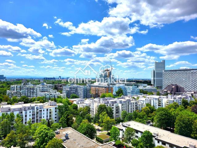 Aussicht vom Balkon Skyline