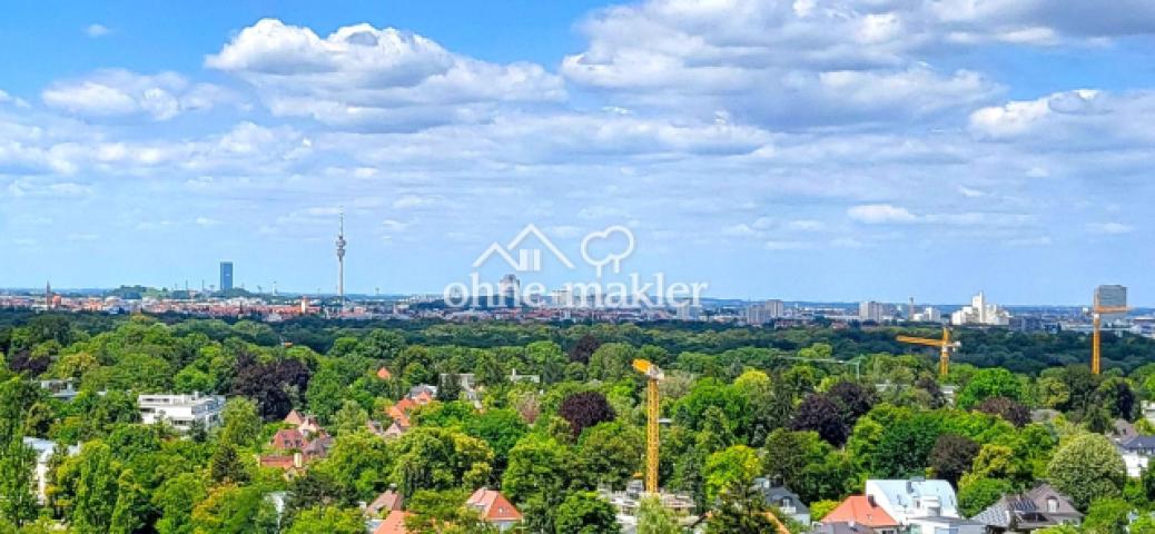 Aussicht vom Balkon Olympia