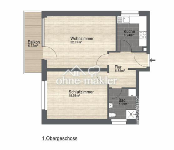 Grundriss Wohnung