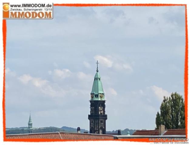 Blick zu Dom und zur Lutherkirche
