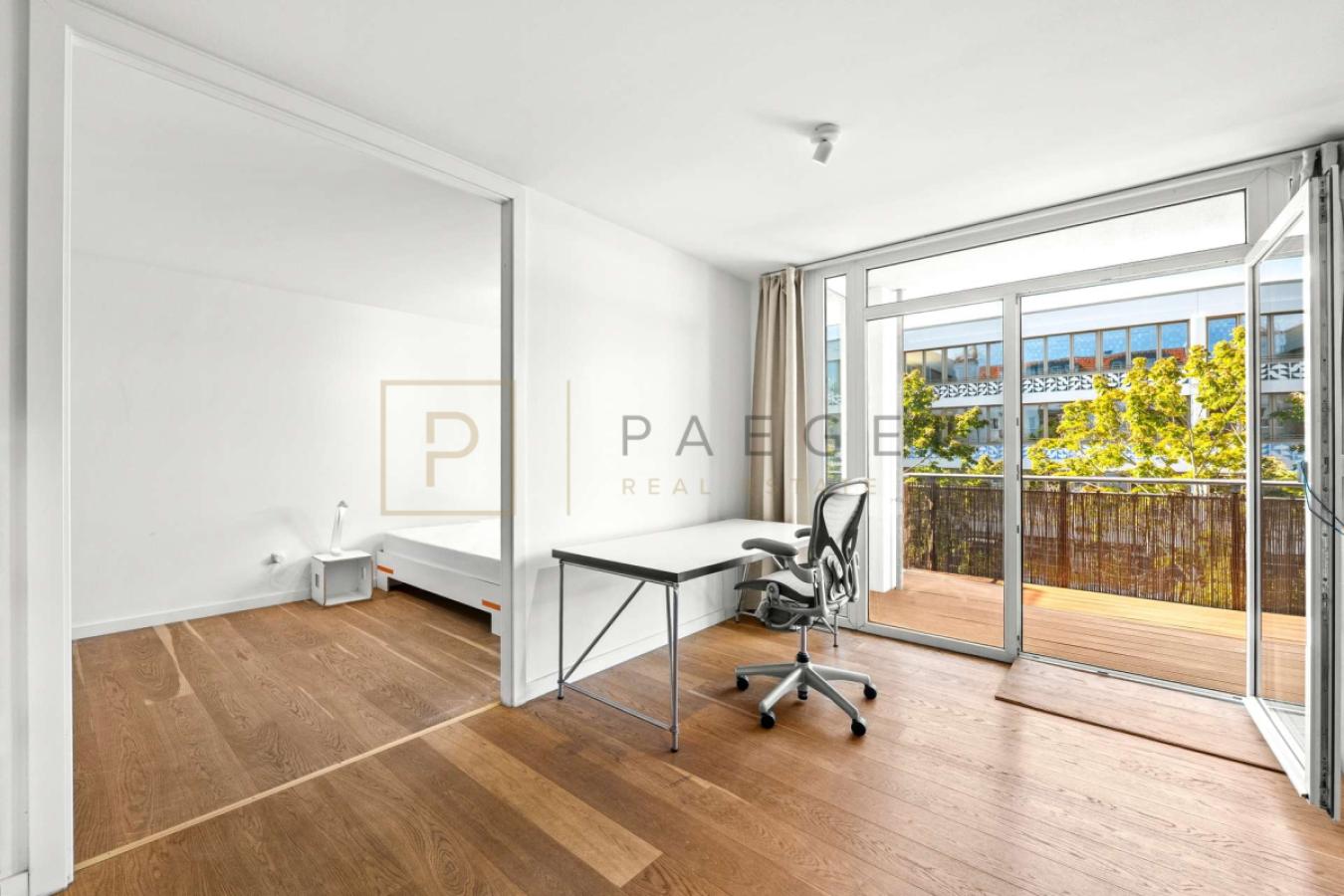 Blick zum Schlafzimmer
