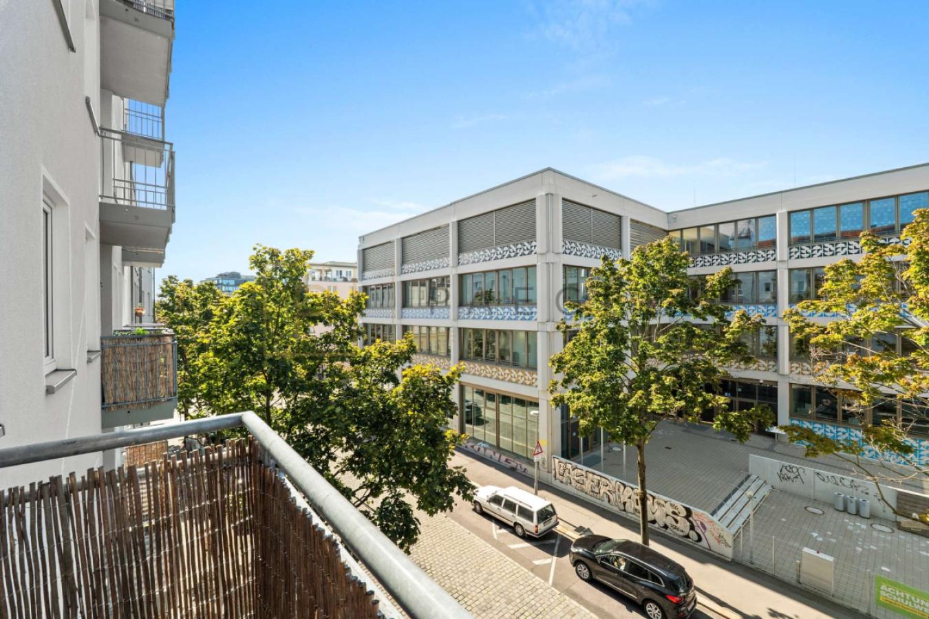 Ausblick Balkon