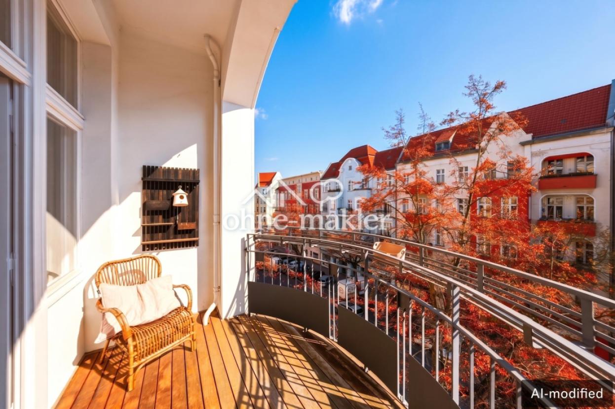 Loggia in der Morgensonne