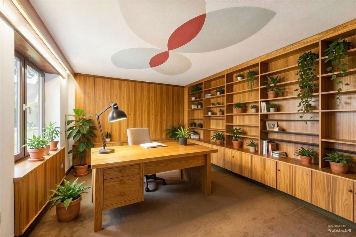 Arbeitszimmer Westflügel (KI modifiziert)