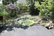 Gartengrundstück mit Teich