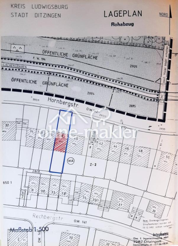 Lageplan Wohnhaus