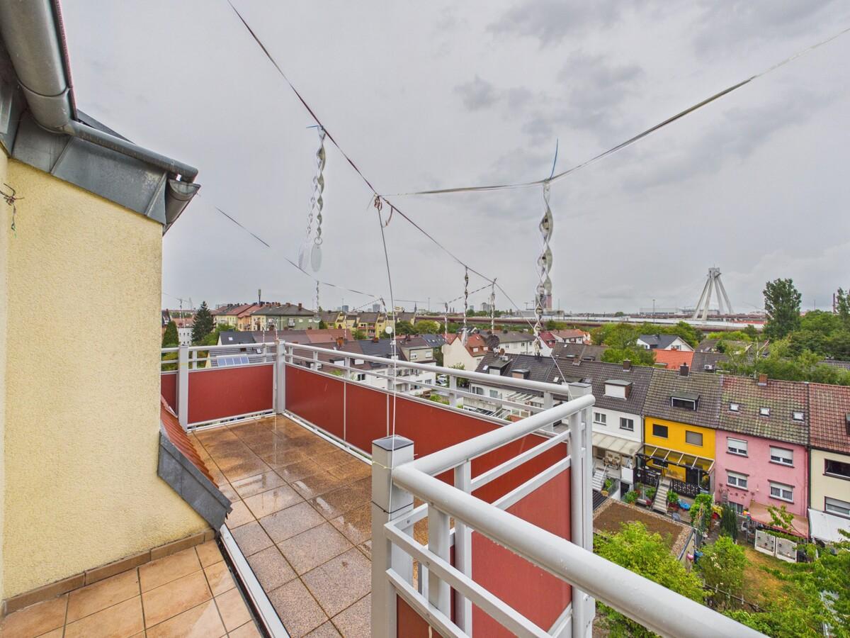 Balkon mit Vergrößerung