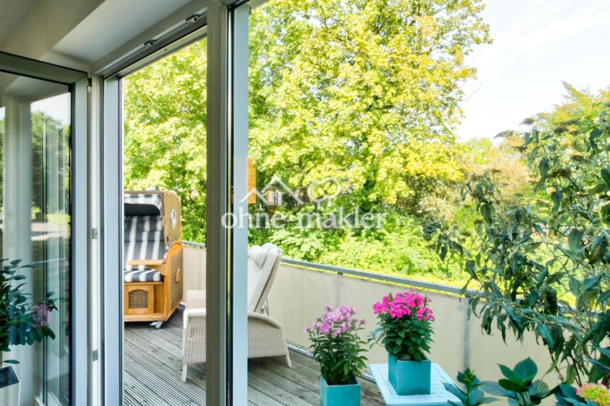 Blick auf den Balkon