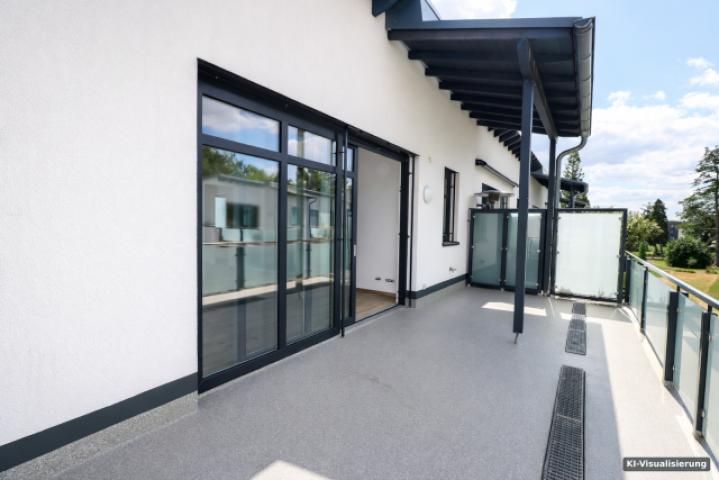 KI-Visualisierung – Balkon-Terrasse Süd-West (2)