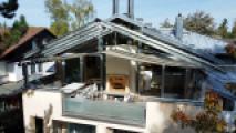 Dachgeschoss – Südterrasse im Überblick