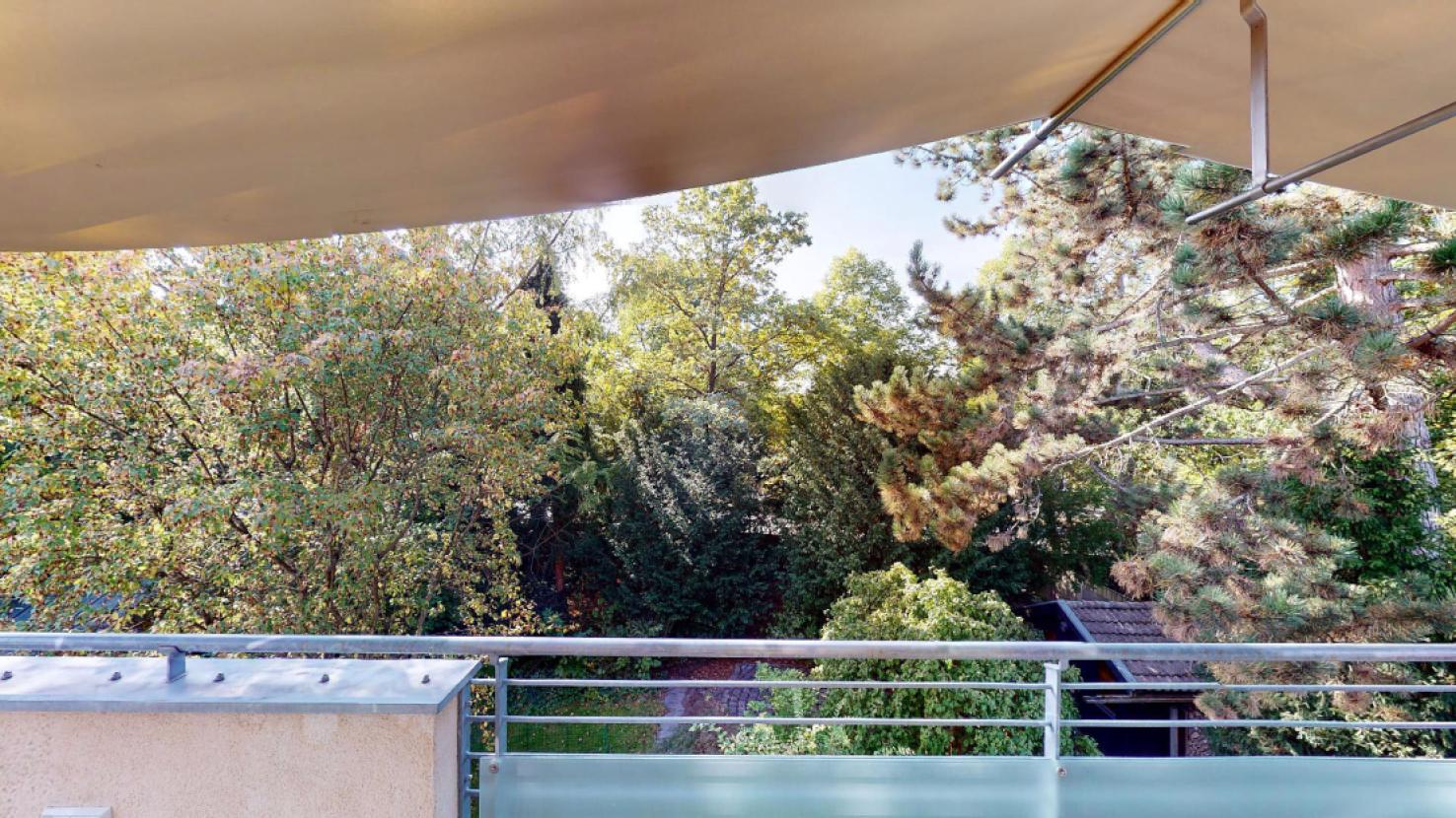 Dachgeschoss – Ausblick von der Südterrasse