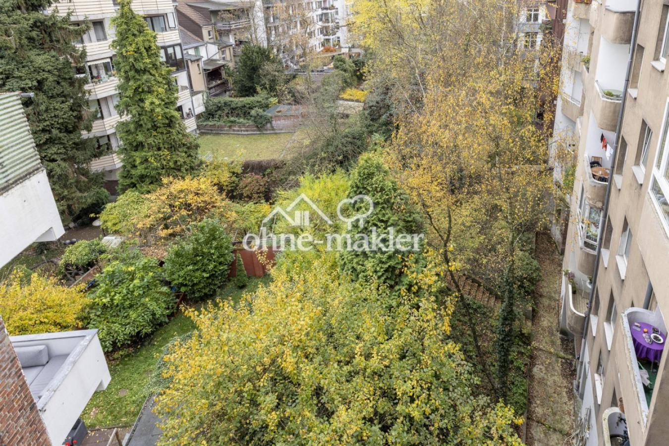 Aussicht vom Balkon